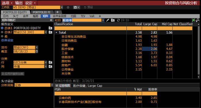 彭博投资组合分析工具月报 | 彭博PORT Workspace全新升级界面：实时监测、直观归因