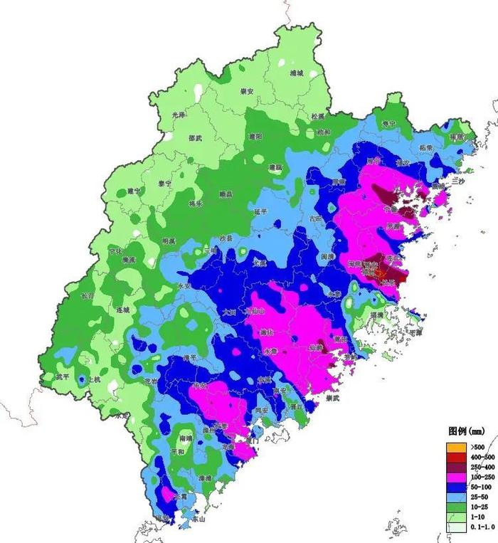 中国气象局：多地积涝！台风导致福建降下多少雨？何时停？