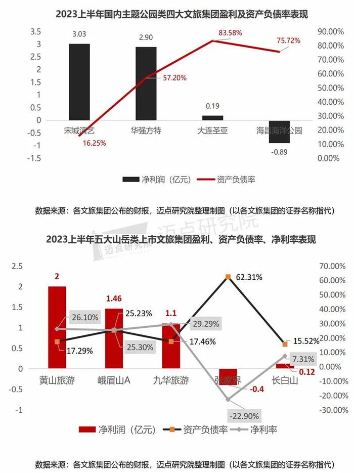 2023上半年文旅集团财务分析报告