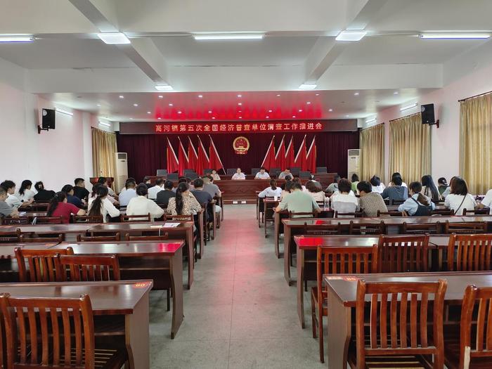 怀宁县高河镇召开第五次全国经济普查单位清查工作推进会议