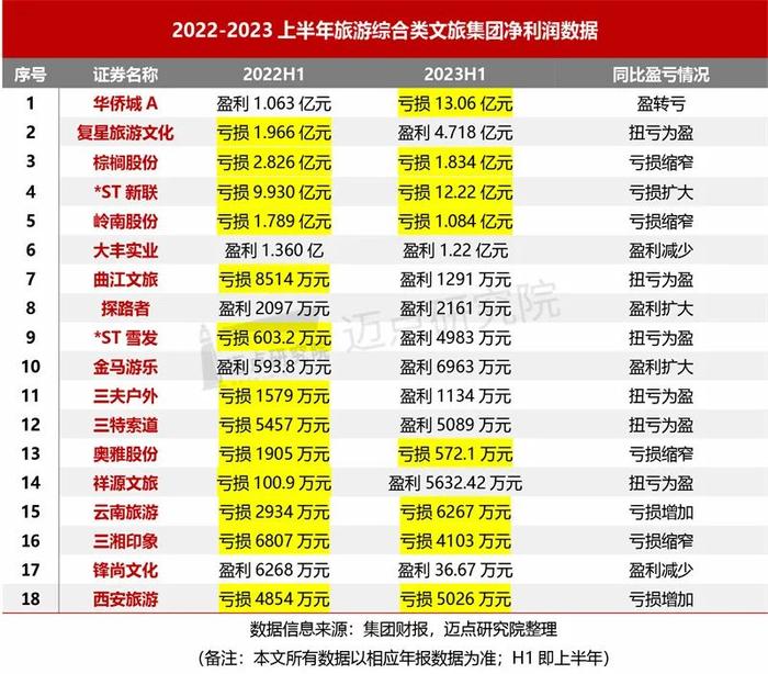 2023上半年文旅集团财务分析报告