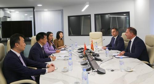 驻北马其顿大使张佐拜会北马内务部长斯帕索夫斯基
