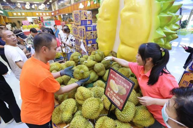 榴莲爱好者有口福 北京新发地国际榴莲馆正式开馆