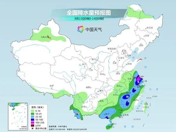 安徽局部有大暴雨！预计9月中旬，部分地区降雨量较常年偏多1倍左右