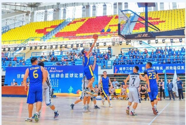 甘肃省第五届职工运动会篮球比赛在嘉峪关市开幕