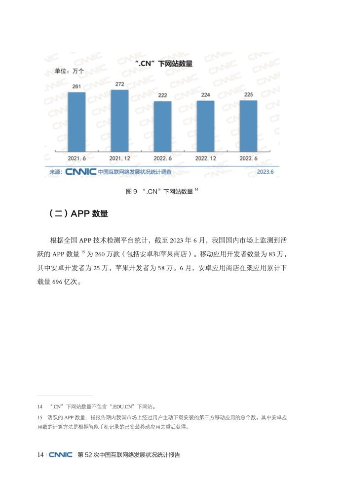 CNNIC：第52次中国互联网络发展状况统计报告