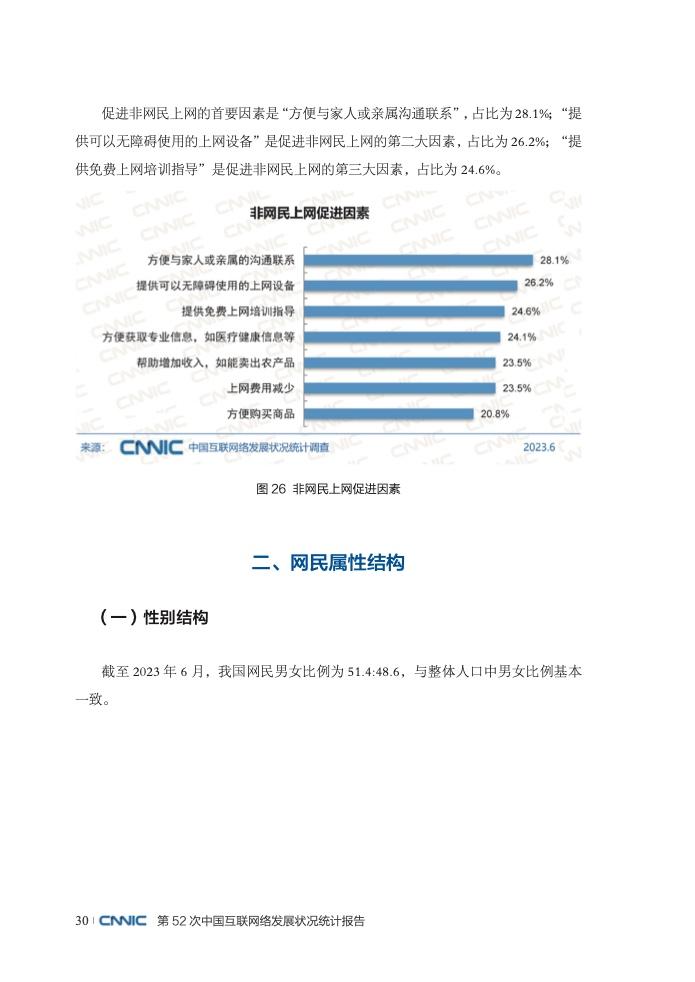 CNNIC：第52次中国互联网络发展状况统计报告