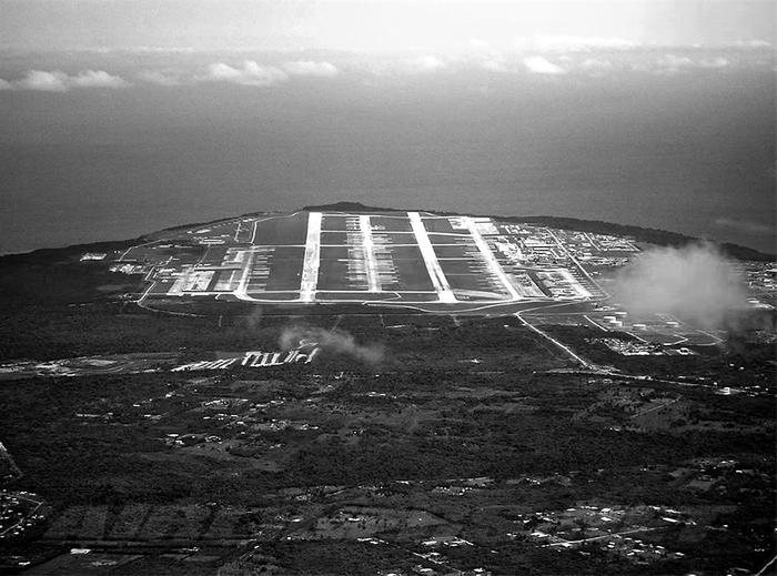 美国在关岛的安德森空军基地。资料图片