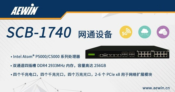 载最新Intel凌动处理器网通设备SCB-1740