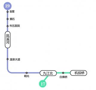 成都轨道交通19号线即将试运行 与17号线在九江北站同台换乘