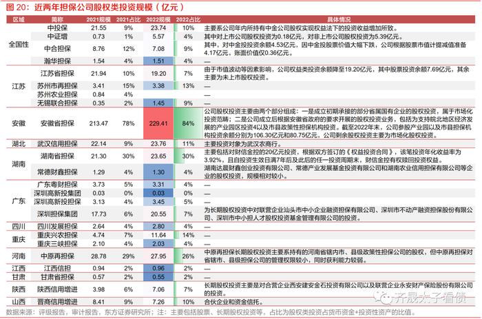 信用研究 | 信用下沉快速演绎，担保债价值何处寻？—— 上篇：担保公司基本面扫描