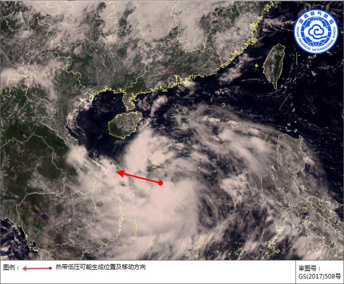 南海热带低压将生成，海南多地将有暴雨！中秋前后或有新热带气旋生成