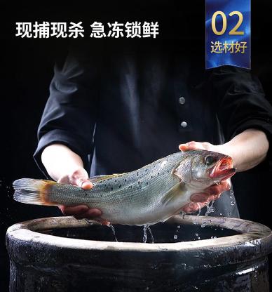 20多块钱买去鳃、去内脏的海鲈鱼，刺少肉多，都是蒜瓣肉！中秋特惠6条159元！