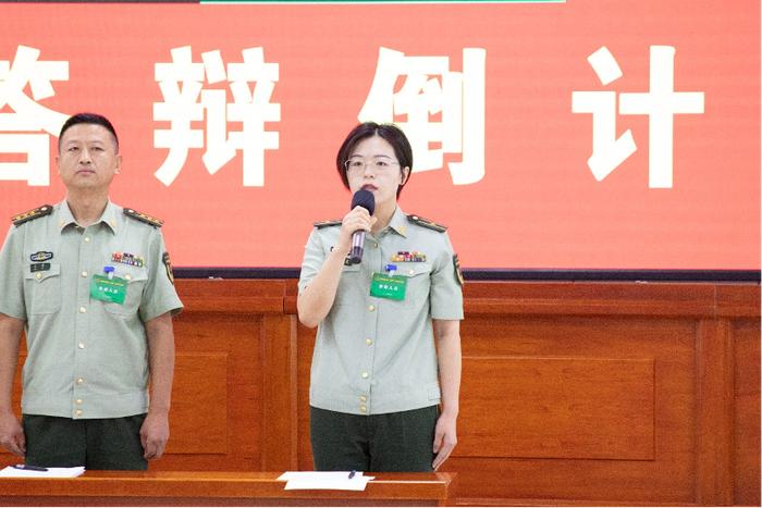 激烈角逐！直击2023年武警部队院校“教战”比武答辩现场