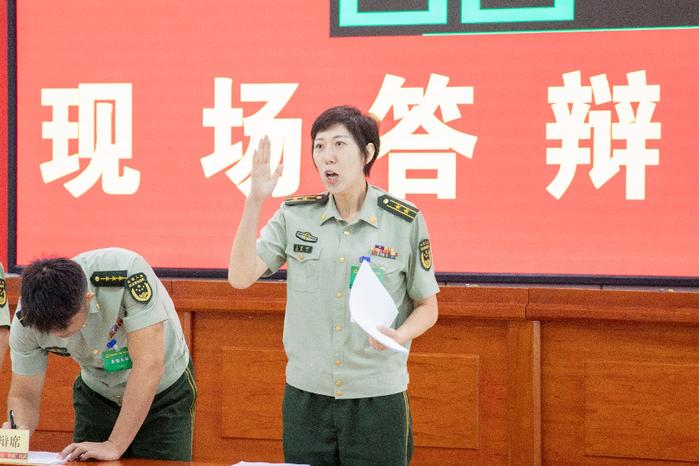 激烈角逐！直击2023年武警部队院校“教战”比武答辩现场