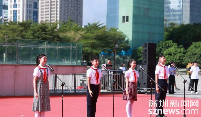 深港澳青少年同升国旗 庆祝中华人民共和国成立74周年