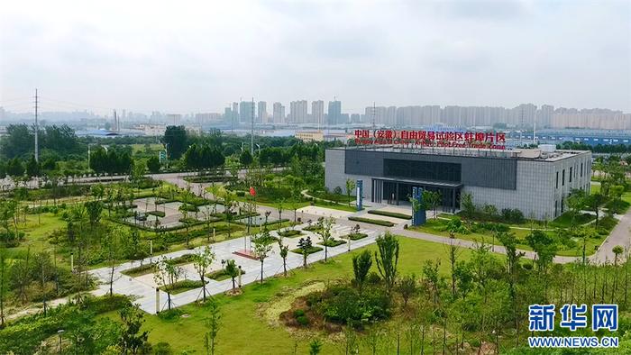中国(安徽)自由贸易试验区蚌埠片区。(蚌埠片区供图)