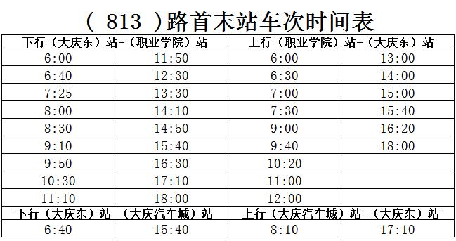 大庆即将新增一条公交线路！快看看是否经过你家