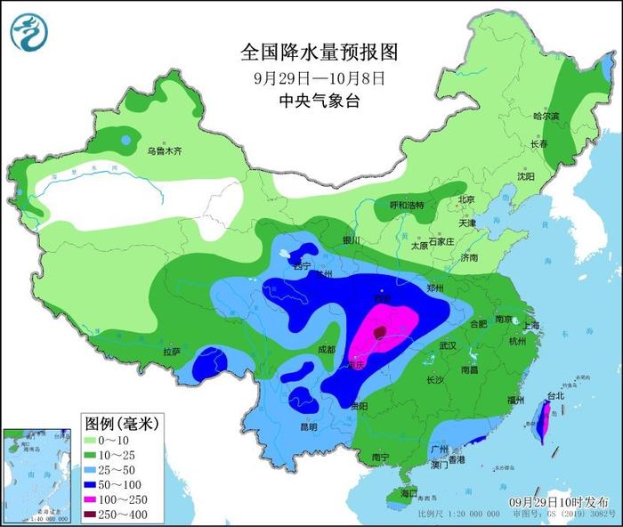 中央气象台：未来10天华西地区多降雨天气 北方将有降温降水天气