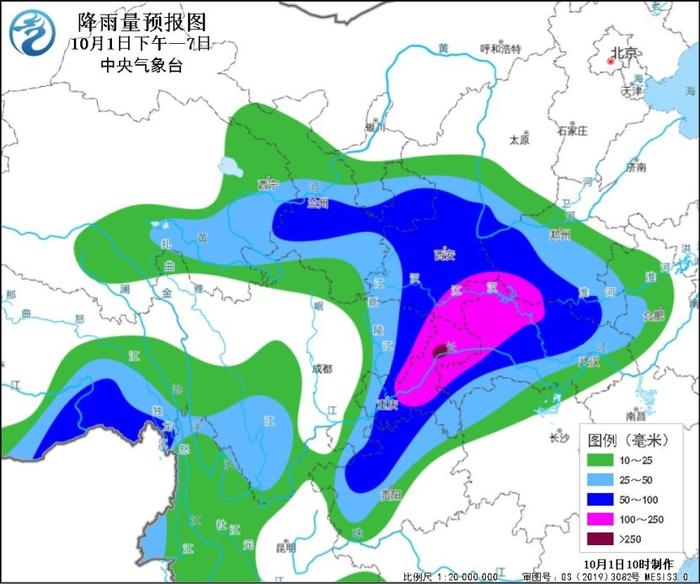 中央气象台：未来一周华西秋雨来访 汉江流域降雨致灾风险高