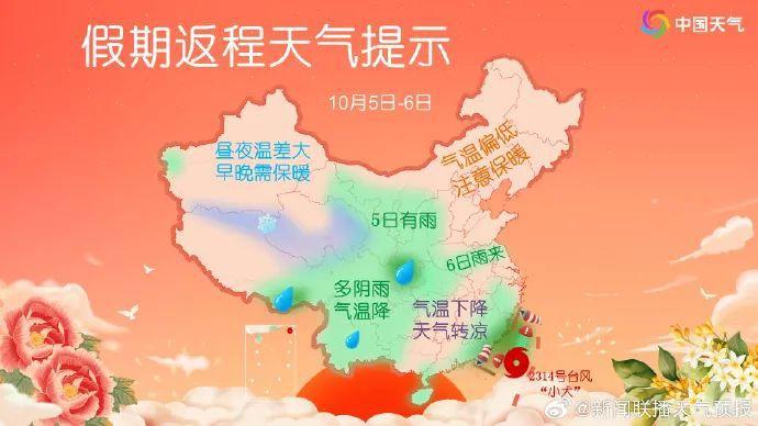 明起受弱冷空气影响，降温又降雨，秋天真的要来了吗？