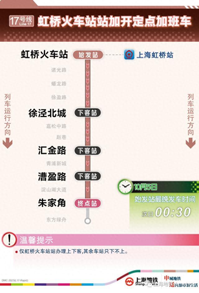 夜归客看过来：今晚1、2、10、17号线定点加开