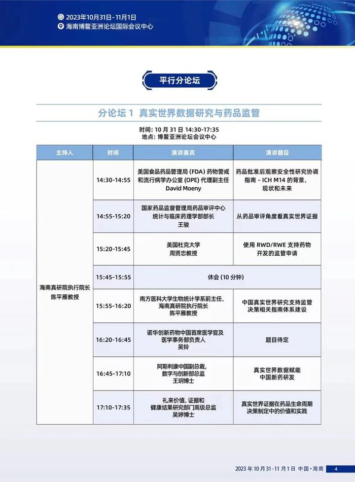 不可错过的高规格高水平学术盛宴！第二届博鳌国际药械真实世界研究大会亮点抢先看！