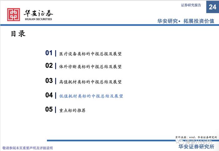 【华安医药】医疗器械行业2023中报总结及展望：关注边际变化，寻找内生动能充足型标的