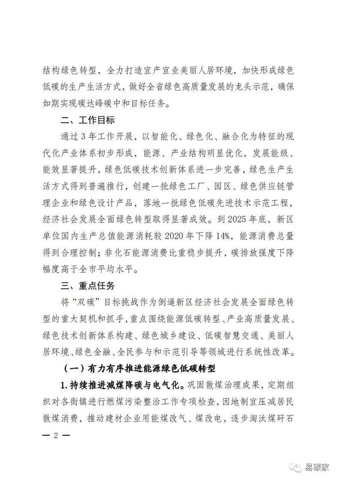 关于印发《湖南湘江新区推进碳达峰碳中和三年行动工作方案及责任分工（2023-2025）》的通知