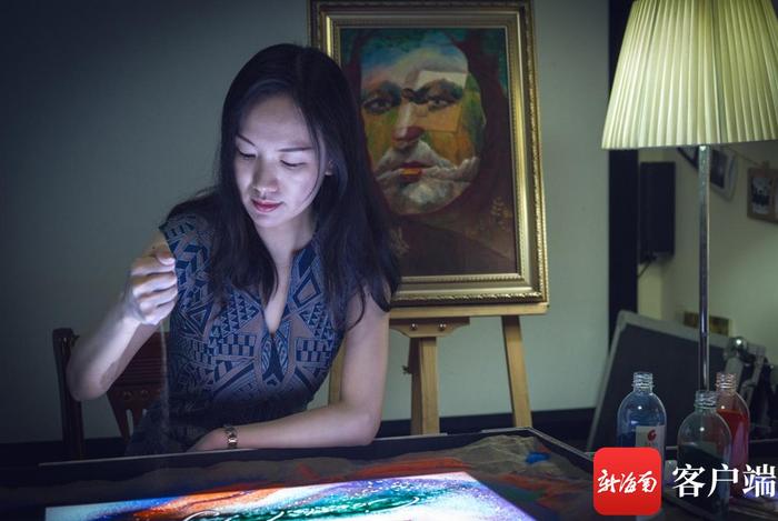何素丹：以沙作画描绘中国风韵 扎根琼岛展示海南故事