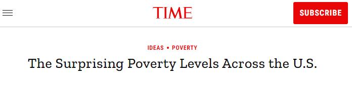 【世界说】美媒：最大贫困率年增幅、42年最快通胀涨幅……美国2022年人口普查数据揭该国深层次不平等现象