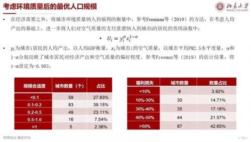 中国城市人口规模分布和福利分析