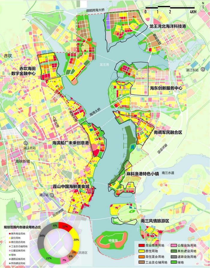 湛江“一湾两岸”城市设计批前公示！研究规划5条城市轨道