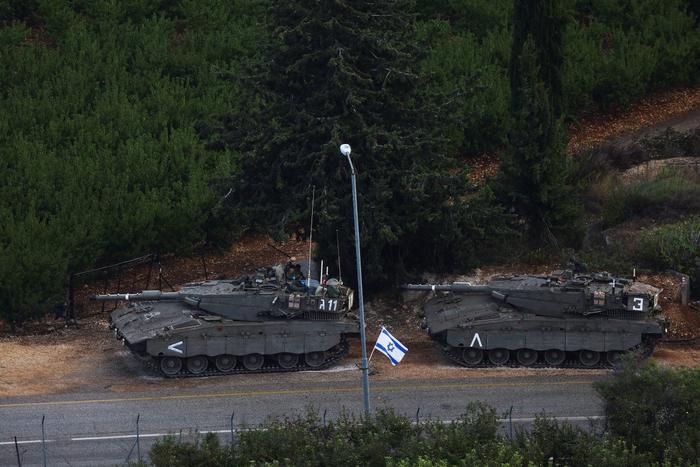 黎以边境局势持续紧张 以色列在边境地区部署坦克
