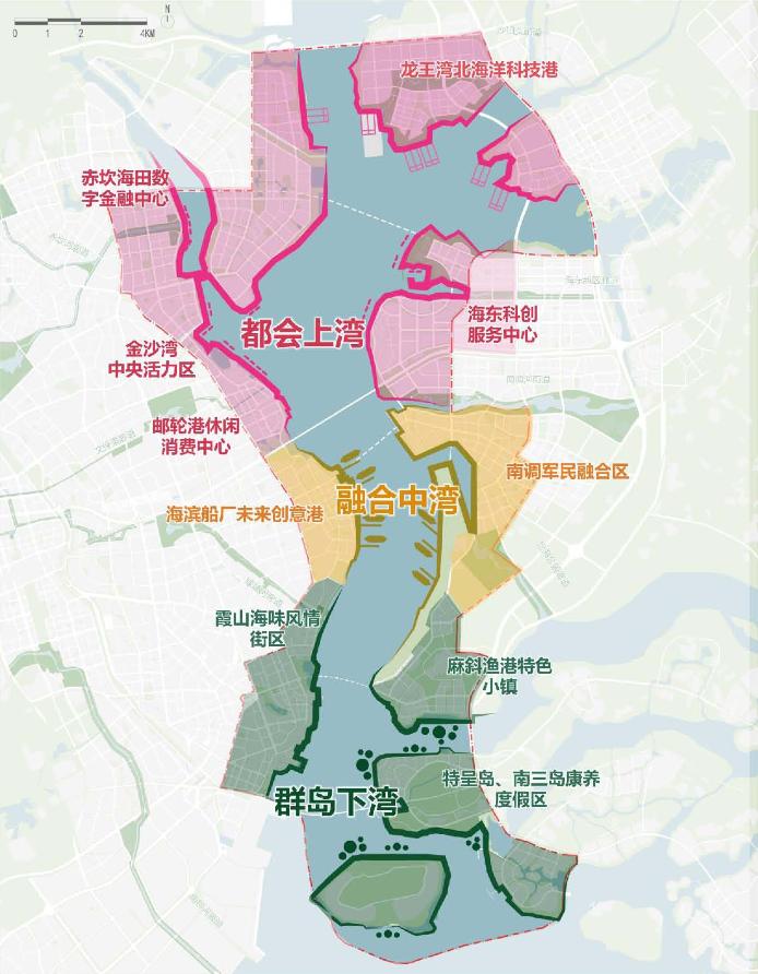 湛江“一湾两岸”城市设计批前公示！研究规划5条城市轨道