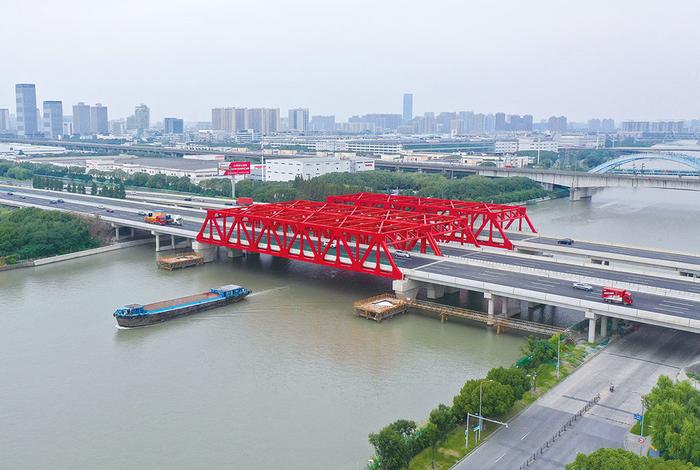 沪（上海）宁（南京）高速公路青阳港大桥正式通车