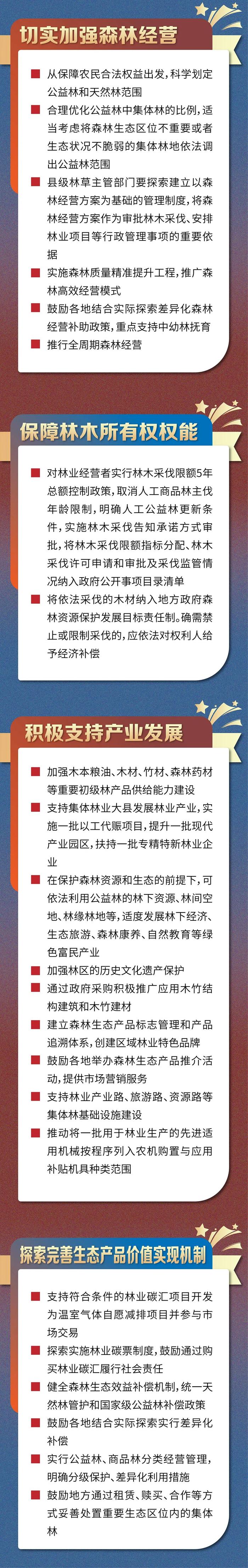 一图读懂｜《深化集体林权制度改革方案》都定了哪些任务？