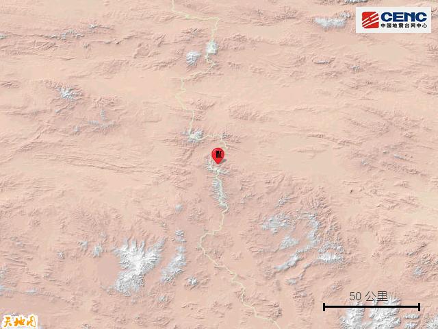 青海海西州唐古拉地区发生3.2级地震，震源深度9公里