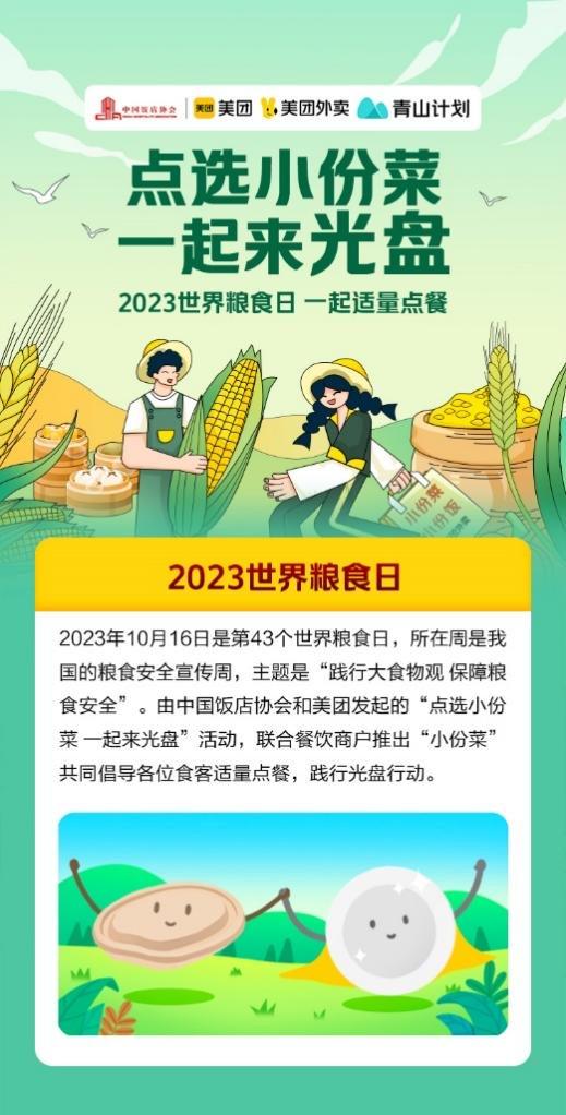 美团“青山计划”联合中饭协发布《餐品分量信息描述指引》 让外卖分量表述更清晰