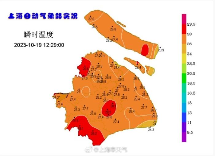 上海的天气太反常？最高温超28℃，又将突然下跌，冷空气今晚来袭，周六早上最冷
