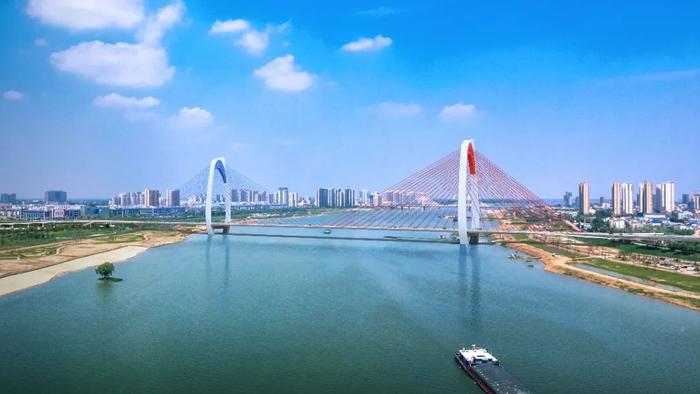“蚌埠之门”将飞架淮河 桥梁单孔跨径系淮河流域最大