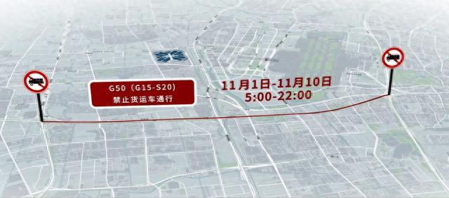 第六届进博会期间，上海市部分道路和区域采取临时交通管制措施