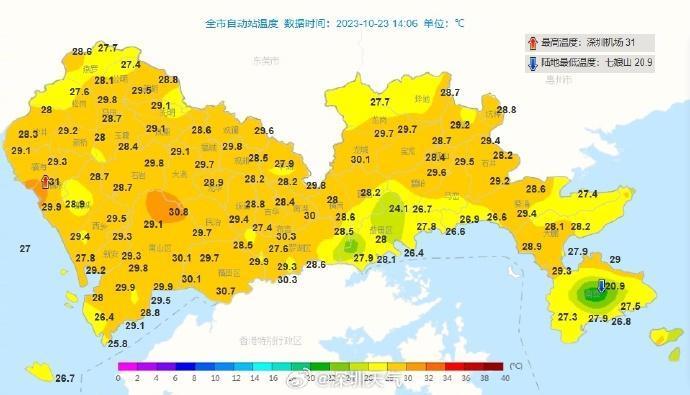 霜降节气深圳“暖如初夏”！温度升湿度降，未来三天晴天少雨，适合晾晒……