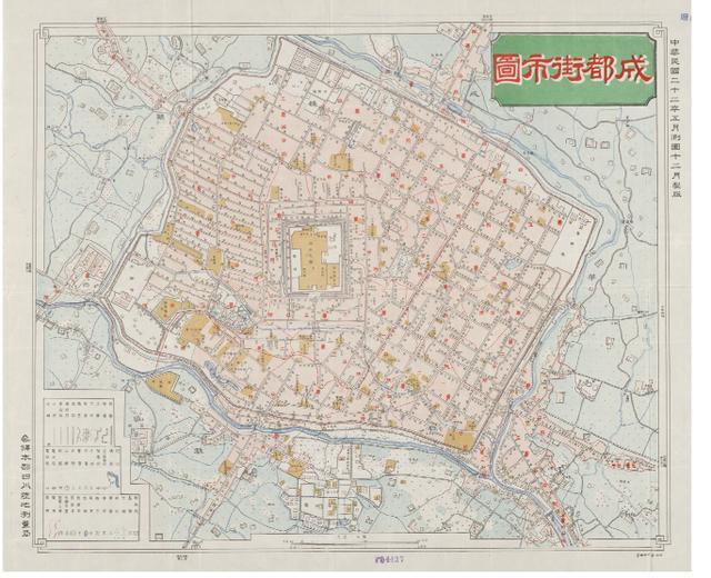 300余幅成都古旧地图整理出版 清代版用的是“传统山水画法”