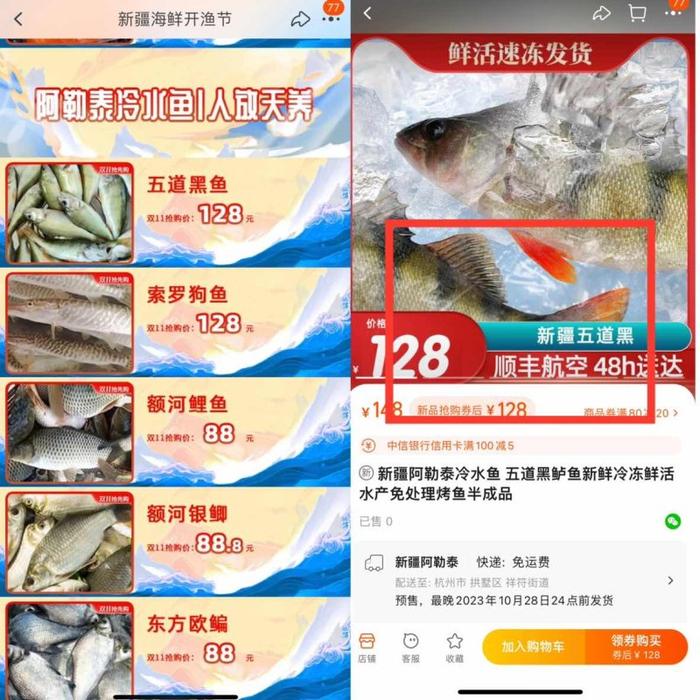 最快48小时送达！福海县十余种特色海鲜水产卖全国
