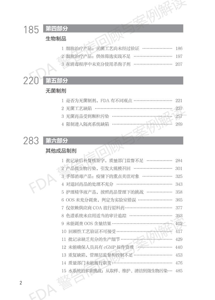 蒲公英好书上新！FDA 警告信回顾与案例解读