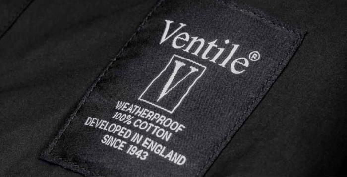 Ventile采取了棉+DWR的技术路线