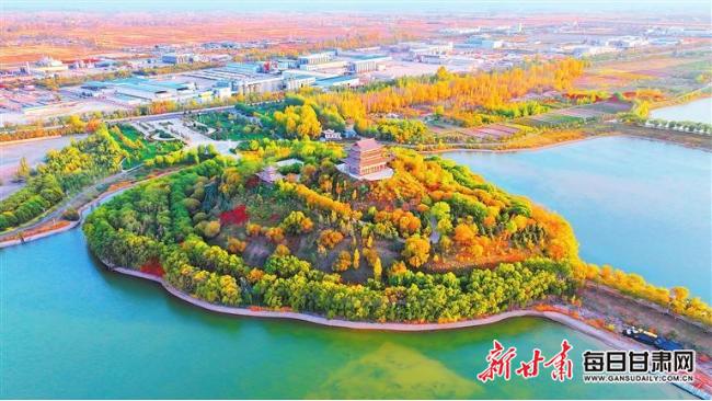 【图片新闻】临泽县流沙河流域综合治理显成效