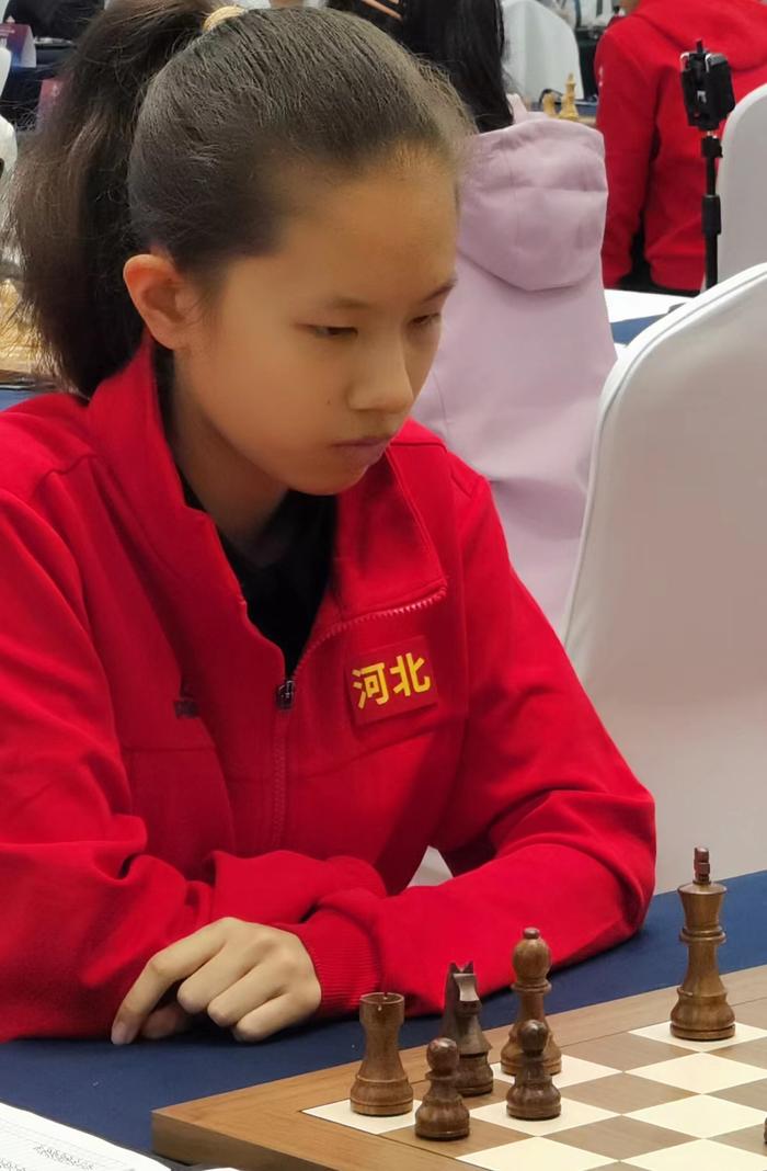 第五届全国智运会 河北队夺得国际象棋少年女子团体铜牌