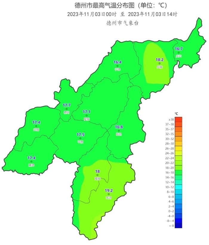 小到中雨+霜冻！最低气温1℃！德州最新天气预报→